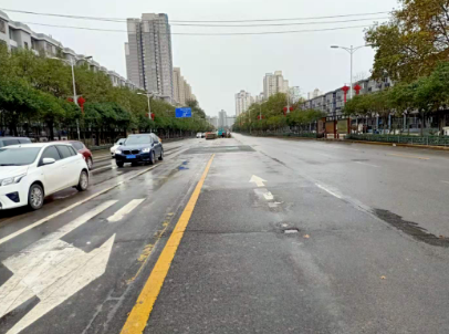西安丰庆路劳动南路至锦园路段污水工程提前完工 全线围挡已拆除